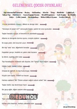 Geleneksel Çocuk Oyunları Etkinliği