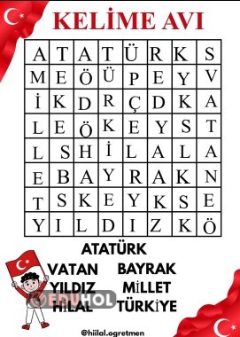 BAYRAK (Kelime Avı)