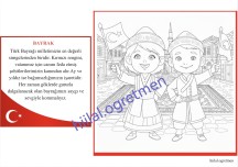 BAYRAK boyama sayfası