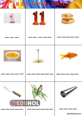 B Sesi Görsel Dikte