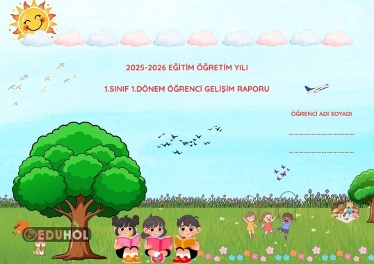 GELİŞİM RAPORU KAPAK YATAY