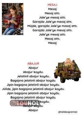 J Sesi Karesel Metinler