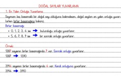 En Yakın Onluğa Yuvarlama