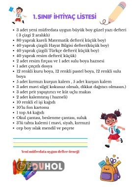 İhtiyaç Listesi