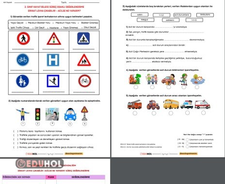 Dikkat Levha Çıkabilir ! Acilse Ne Yaparım ? Süreç Değerlendirme Çalışması