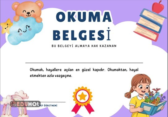 OKUMA BELGESİ