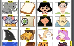 Deftere Yapıştırmak için Zıt Anlamlı Kelimeler Görsel Çalışması ( 1)