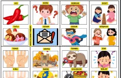 Deftere Yapıştırmak için Zıt Anlamlı Kelimeler Görsel Çalışması (4)