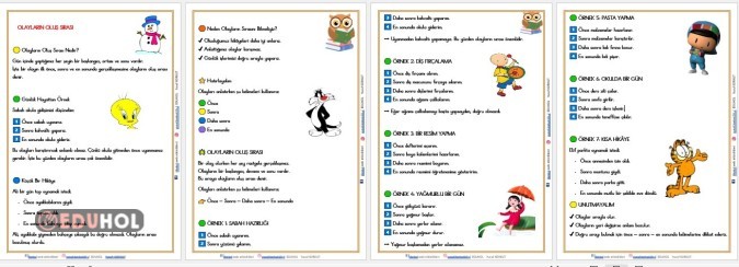 2. SINIF  OLAYLARIN OLUŞ SIRASI