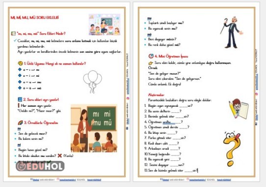 MI, Mİ ....SORU EKLERİ