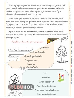 OKUMA ANLAMA VE HIZLI OKUMA METİNLERİ 3