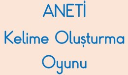 HECELERLE KELİME OLUŞTURMA OYUNU