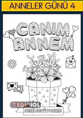 ANNELER GÜNÜ BOYAMA SAYFAMIZIN BEŞİNCİSİ