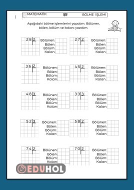 BÖLME TERİMLER ÇALIŞMA KAĞIDI