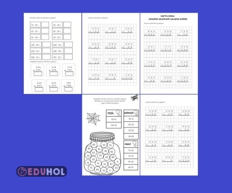 HAFTA SONU MATEMATİK ÇALIŞMA KAĞITLARI