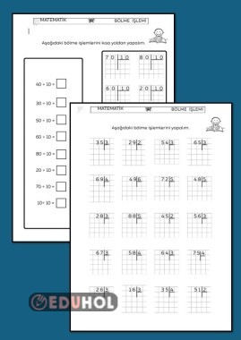 KALANLI VE KISA YOLDAN BÖLME ÇAŞILMA KAĞIDI