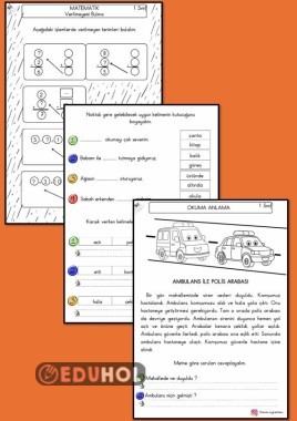 KARIŞIK VERİLMEYENİ BULMA, CÜMLE OLUŞTURMA-TAMAMLAMA, OKUMA ANLAMA