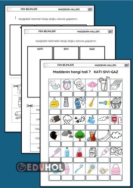 MADDENİN HALLERİ ÇALIŞMA KAĞIDI