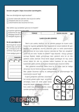 OKUMA ANLAMA ÇALIŞMA KAĞIDI