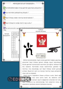 OKUMA ANLAMA SEYİT ONBAŞI VE BOYAMA