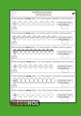 RİTMİK ALIŞTIRMA ÇALIŞMA KAĞIDI