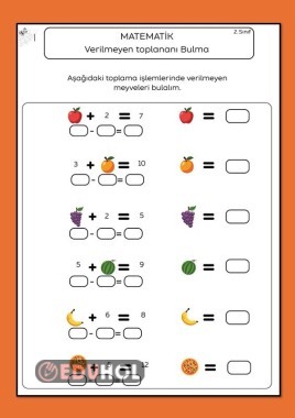 TOPLAMADA VERİLMEYENİ BULMA