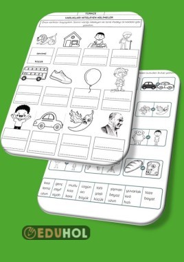 VARLIĞI NİTELEYEN KELİMELER ÇALIŞMA KAĞIDI