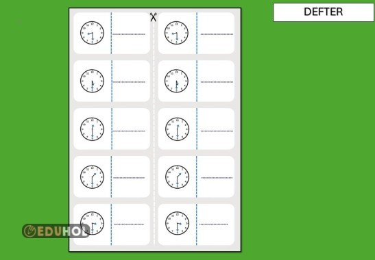 YARIM SAATLER DEFTER KULLANIMINA UYGUN. (DEFTER DIŞI DA KULLANIMA UYGUN )