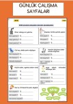 5N1K GÜNLÜK ÇALIŞMA SAYFASI