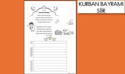 KURBAN BAYRAMI ŞİİRİ