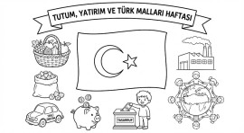 12-18 Aralık Tutum Yatırım ve Türk Malları Haftası Boyama Sayfası