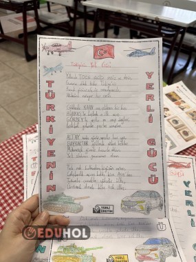 Yerli Malı Haftası Şiir Şablonu