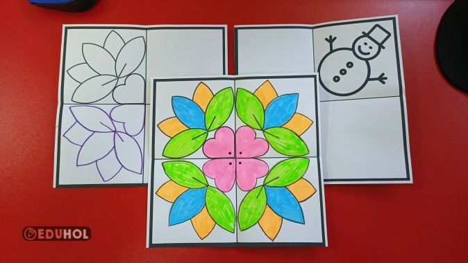 Simetri Sanatı..Ayna tekniği