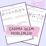 Çarpma işlemi problemleri 2