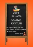 2.Sınıf 34.Hafta Çalışma Kağıtları