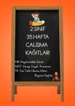 2.Sınıf 35.Hafta Çalışma Kağıtları