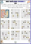 ABC Bağlama Oyunu 6X6 (Orta Seviye) 2 Adet