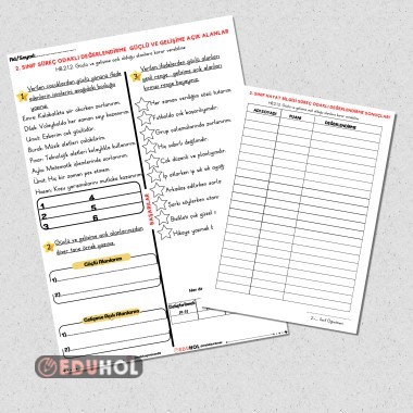 HAYAT B. GÜÇLÜ VE GELİŞİME AÇIK ALANLAR SÜREÇ ODAKLI DEĞERLENDİRME (22-26 EYLÜL)