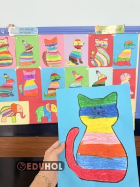 HAYVANLAR PASTEL BOYA ETKİNLİGİ