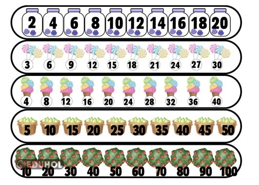 RİTMİK SAYMA DEFTERE YAPIŞTIRMA