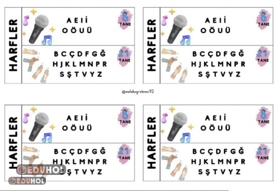 SESLİ SESSİZ HARFLER İNTERAKTİF DEFTER