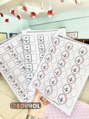 VERİLEMEYEN TOPLANANI BULMA 4 SAYFA