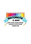 2. SINIF UZUNLUK VE KÜTLE ÖLÇME TAHMİN ETME SÜREÇ ODAKLI DEĞERLENDİRME