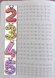 2-3-4-5 RİTMİK SAYMA DEFTER GÖRSELLERİ