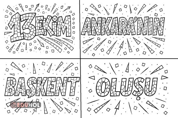 13 EKİM ANKARANIN BAŞKENT OLUŞU Pano Yazısı