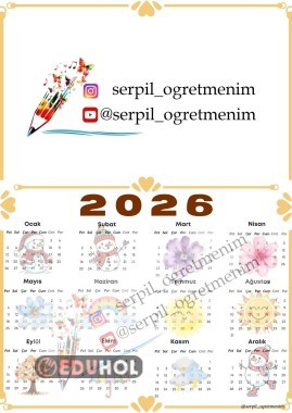 2026 Yeni Yıl Sınıf Takvimi