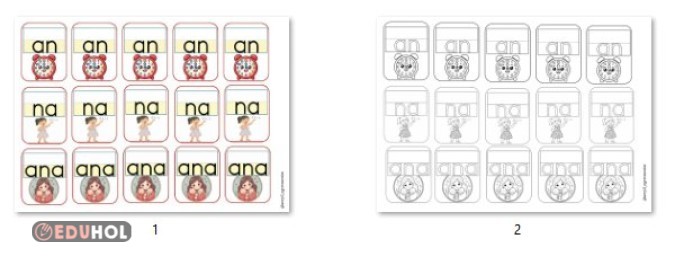 a- n hece defter yapıştırma çalışması