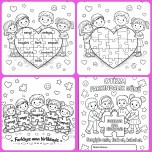 2 Nisan Otizm Boyama Sayfası