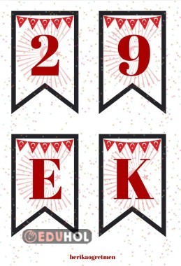 29 EKİM PANO YAZISI