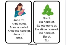 ANETİL HIZLI OKUMA METİNLERİ BİR SAYFADA İKİ TANE